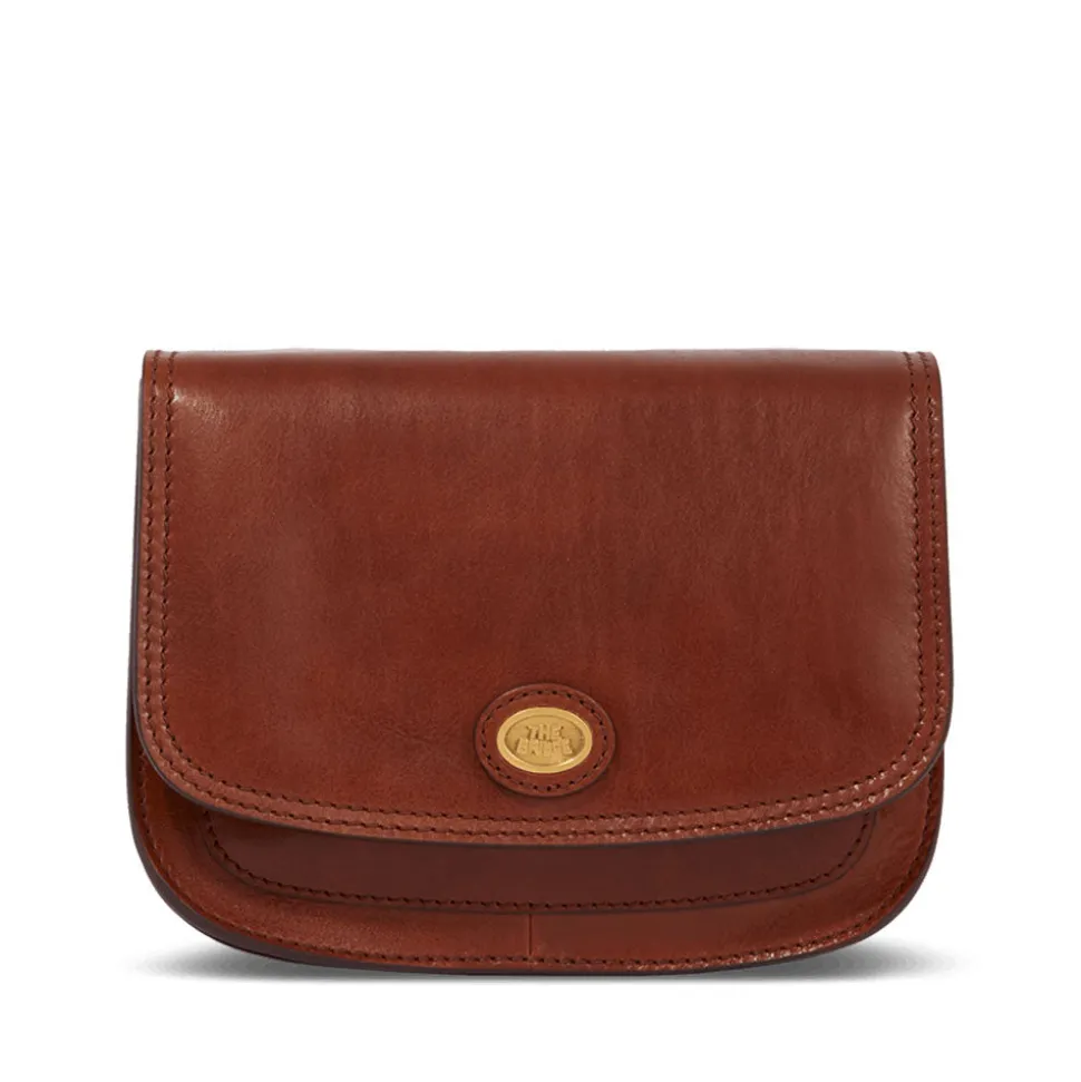 Borsa Donna Piccola a Tracolla The Bridge in Pelle Marrone linea Story