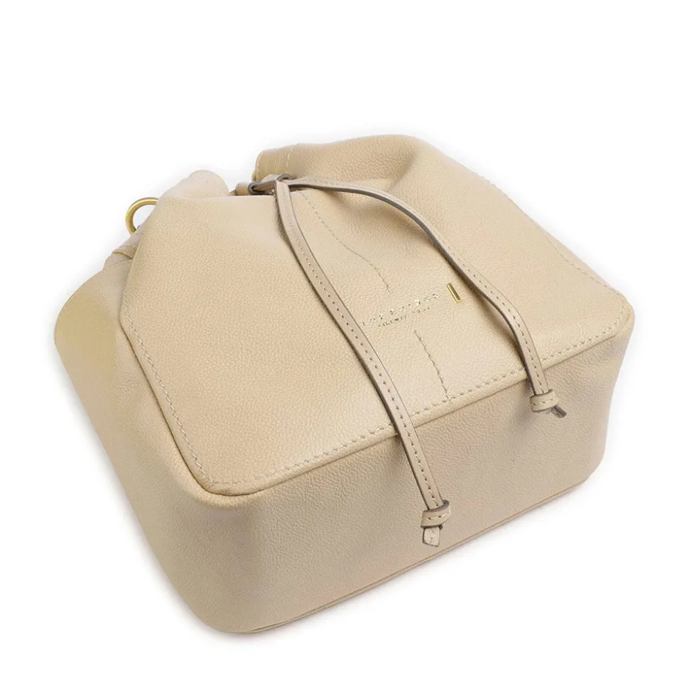 Borsa Donna Secchiello THE BRIDGE linea Letizia in Pelle color Burro