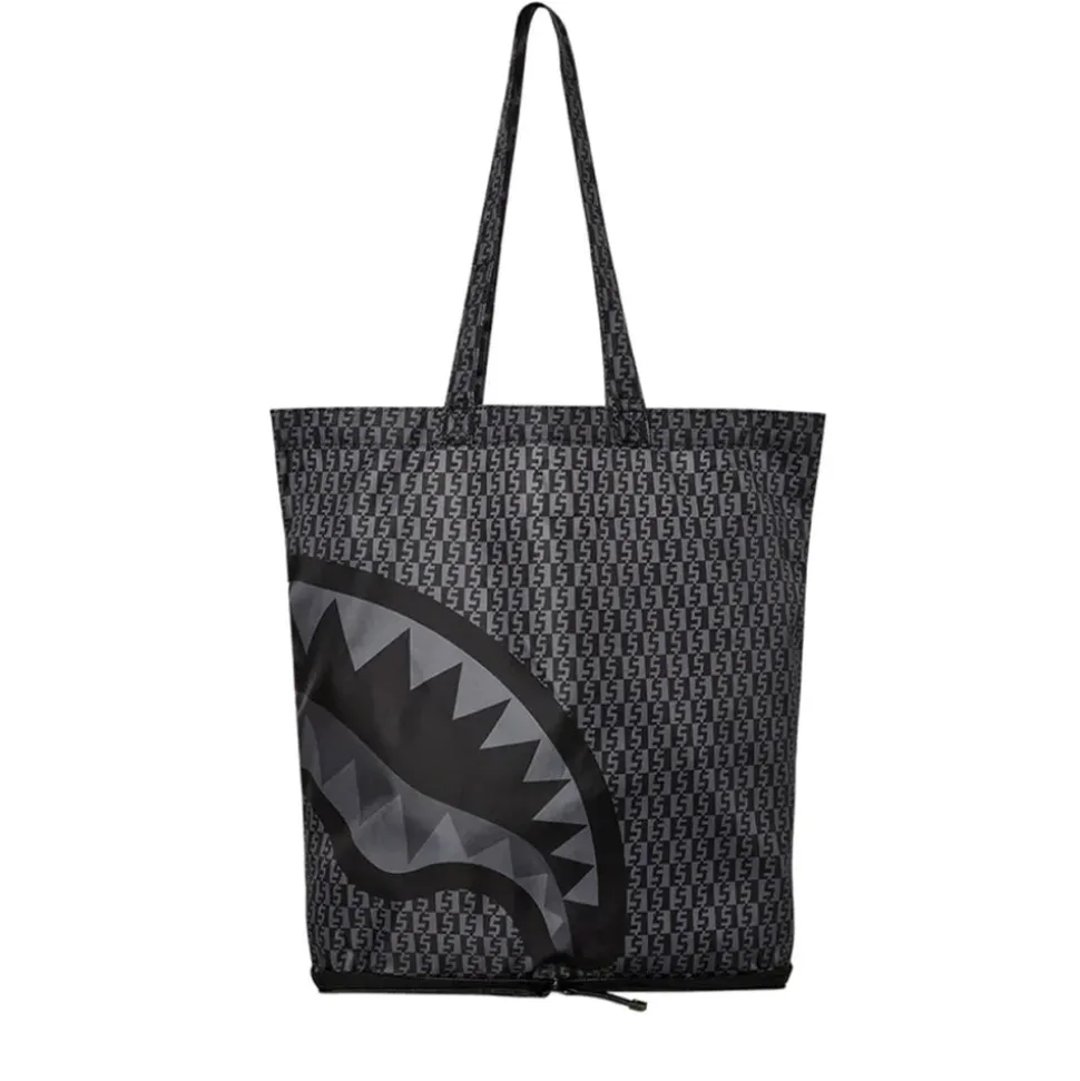 Borsa Donna Shopper a Spalla Ripieghevole SPRAYGROUND Stampa Split Infinity Check