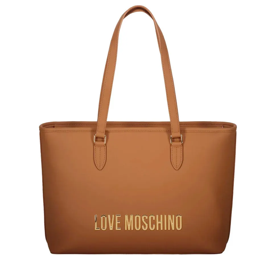 Borsa Donna Shopping LOVE MOSCHINO linea Bold Bag color Cuoio