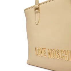 Borsa Donna Shopping LOVE MOSCHINO linea Bold Bag color Burro