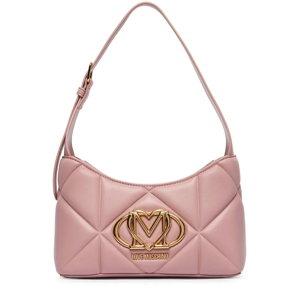 Borsa Donna Sottospalla LOVE MOSCHINO linea Embossed Rosa