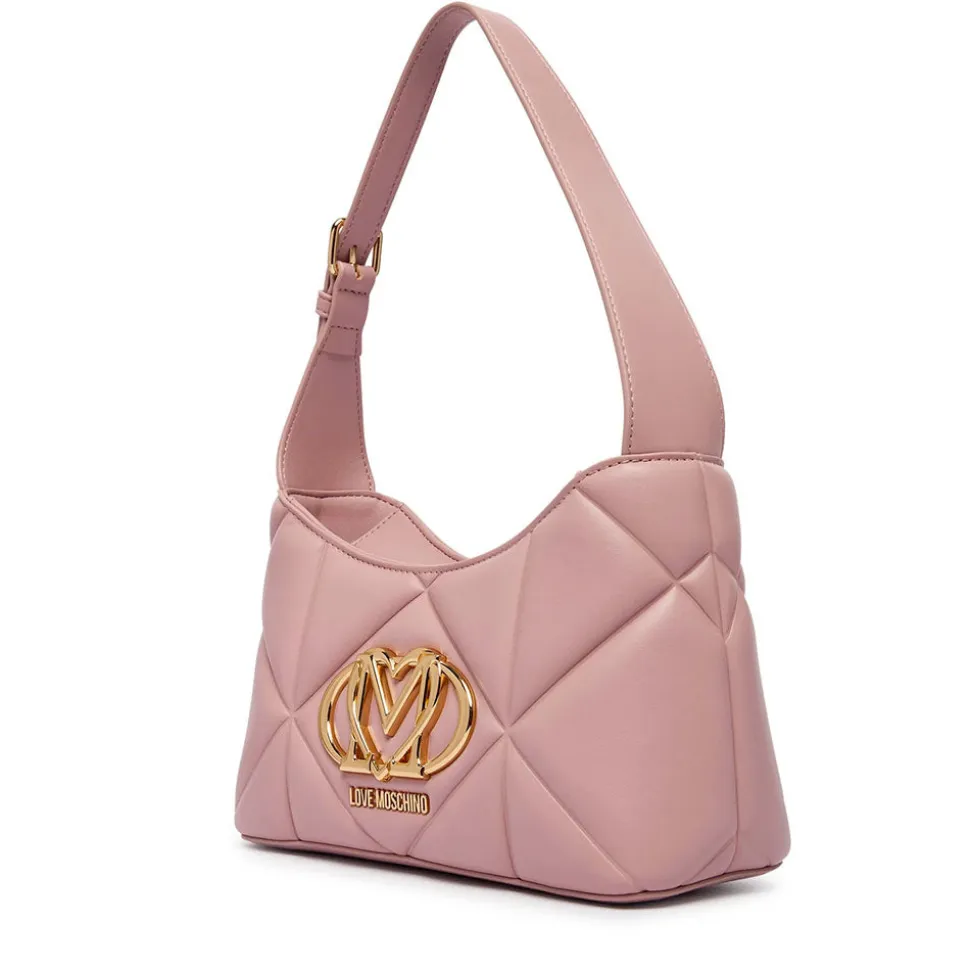Borsa Donna Sottospalla LOVE MOSCHINO linea Embossed Rosa