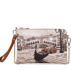 Borsa Donna Y NOT Pochette con Tracolla YES-384 Venice Postcard