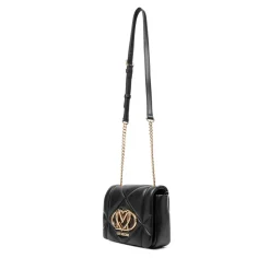 Borsa Mini Donna a Tracolla LOVE MOSCHINO linea Embossed Trapuntata Nera