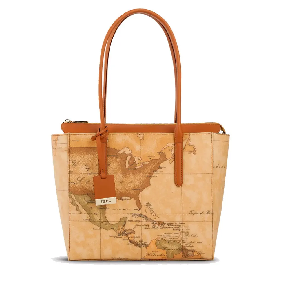 Borsa Shopping Media Donna 1A Classe Alviero Martini linea Geo Classic D087