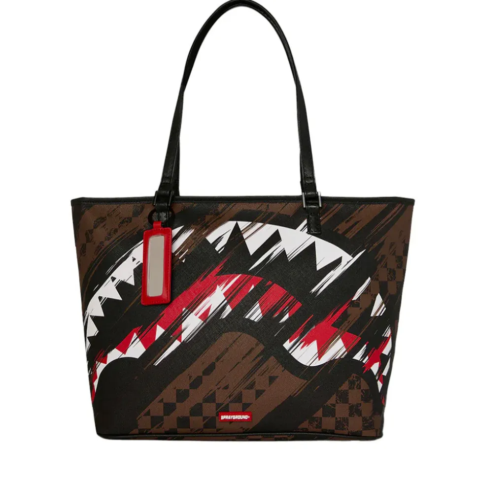 Borsa Tote Donna SPRAYGROUND stampa Smeared Grunge