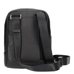 Borsello Uomo Medio 1A Classe Alviero Martini linea Western Leather in Pelle Nera LD07