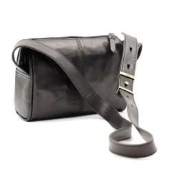 Camera Case Donna a Tracolla THE BRIDGE linea Flora in Pelle Nera