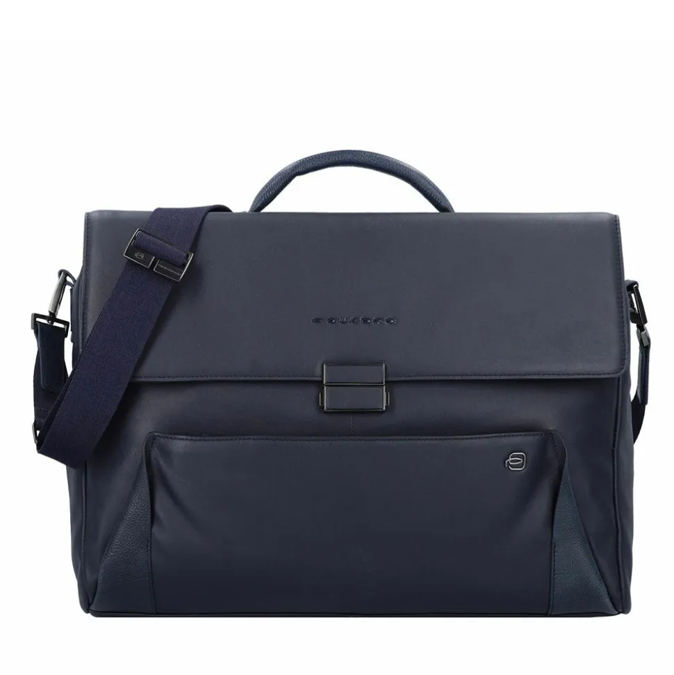 Cartella Porta PC 14" e Tablet PIQUADRO in Pelle Blu Linea Pan - CA4254S94