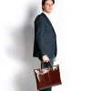 Cartella Sottile PIQUADRO con Porta Pc 15" Espandibile in Pelle Nera Linea Blue Square - CA4021B2