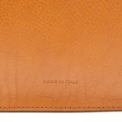 Cartella Uomo Verticale THE BRIDGE linea Leone in Pelle color Cognac