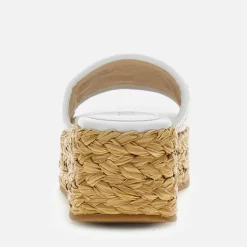 Ciabatte Donna GUESS Linea Binata Colore White - Natural