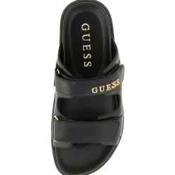 Ciabatte Donna GUESS Linea Faxon Colore Nero con Doppia Fascia