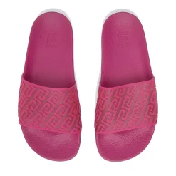 Ciabatte Donna LIU JO Kos 21 stampa Monogram in Gomma Bouganville