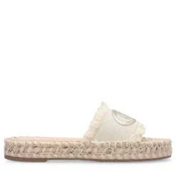 Ciabatte Donna Modello Espradillas LIU JO Paros 02 in Canvas Bianco