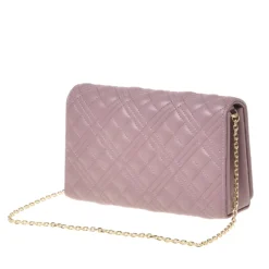 Clutch Donna con Tracolla LOVE MOSCHINO linea Smart Daily Quilted Rosa