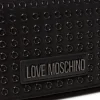 Clutch Donna con Tracolla LOVE MOSCHINO linea Glam Up Nera con Logo Canna di Fucile