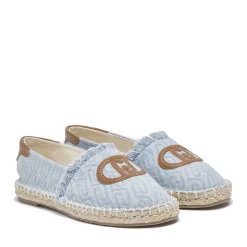 Espadrillas Donna LIU JO Capri 01 in Denim Jacquard Light Blue