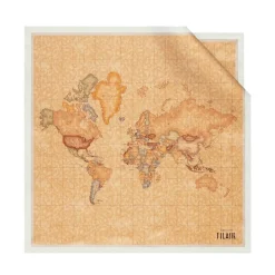 Foulard 70 x 70 cm 1A Classe Alviero Martini in Seta stampa Geo Classic e Bianco 3270