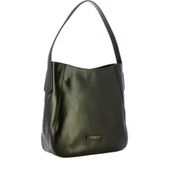 Hobo Bag Donna THE BRIDGE linea Maddalena in Pelle Nera