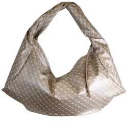 Hobo Bag Large GHERARDINI in Tessuto Softy color Creta