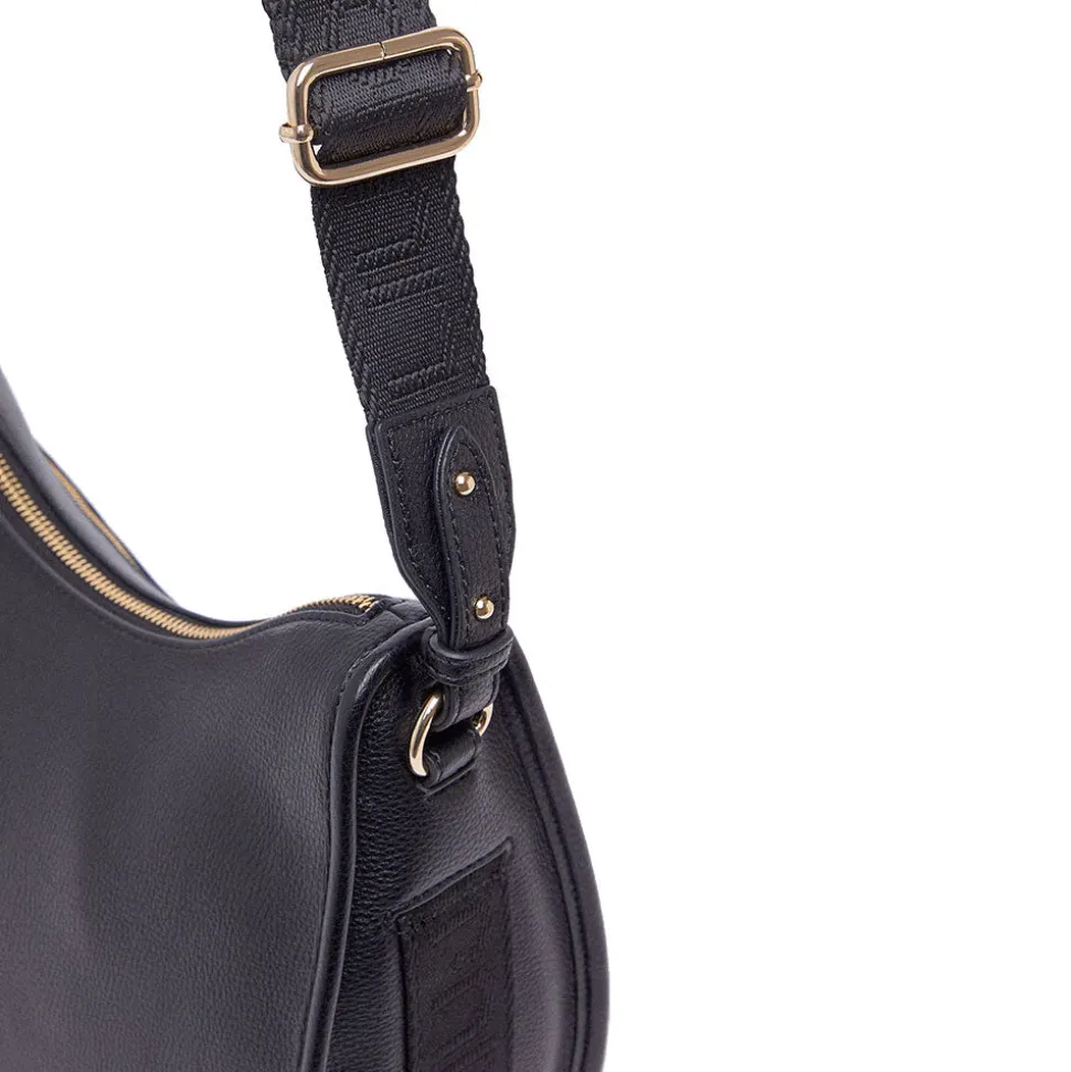 Hobo Bag Media Donna LIU JO Better stampa Bottalata Nera