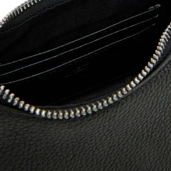 Hobo Bag Mini LOVE MOSCHINO linea Giant Logo colore Nero e Nikel
