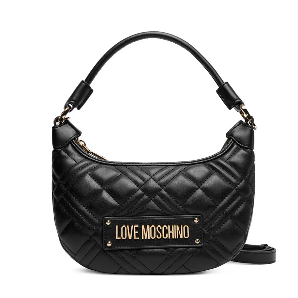 Hobo Bag Small Trapuntata LOVE MOSCHINO linea Quilted colore Nero