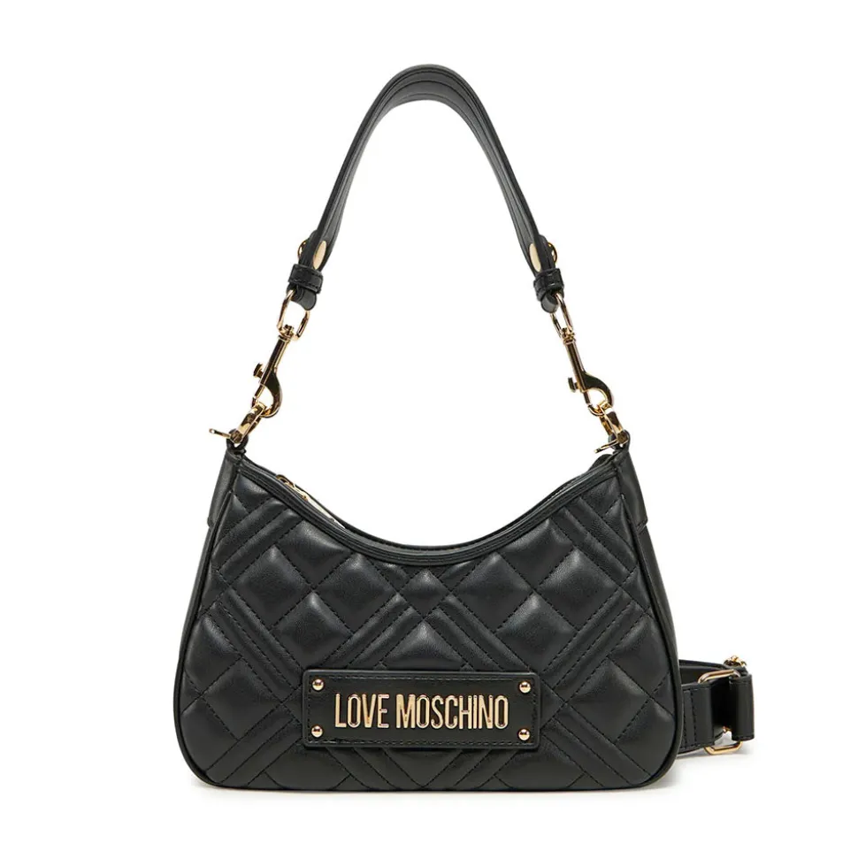 Hobo Bag Trapuntata LOVE MOSCHINO linea Quilted colore Nero