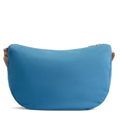 Mezzaluna Grande a Tracolla 1A Classe Alviero Martini linea Breeze Nylon Blu Pacifico LB84