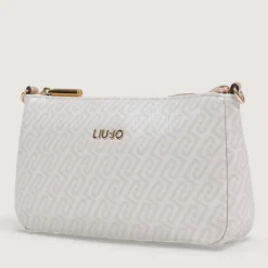 Mini Bag Donna LIU JO stampa Monogram Bianco