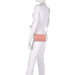 Mini Clutch Donna con Tracolla in Catena ARMANI EXCHANGE colore Petal Pop