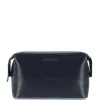 Necessaire PIQUADRO In Pelle Blu Linea Blue Square - BY3851B2