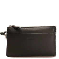 Pochette Donna a Tracolla GIANNI CONTI in Pelle Liscia Nera 585522
