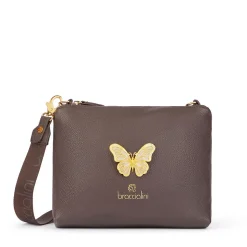 Pochette Donna con Tracolla BRACCIALINI linea Beth Jewels Marrone