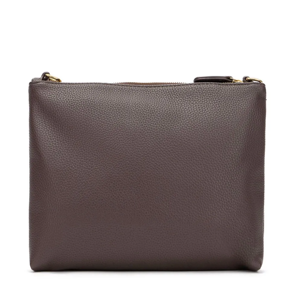 Pochette Donna con Tracolla BRACCIALINI linea Beth Marrone