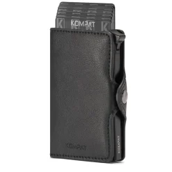 Portacarte KOMPAT linea Kompat S con RFID Colore Nero Essenziale