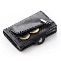 Portacarte KOMPAT linea Kompat S con RFID Colore Nero Essenziale