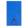 Portacarte PIQUADRO in Pelle e Alluminio con RFID Colore Blu - PP4825EMR