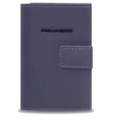 Portacarte PIQUADRO in Tessuto e Alluminio con RFID Colore Blu Linea Corner 2.0 - PP5649C2OWR
