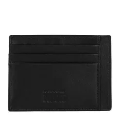 Portacarte Uomo 1A Classe Alviero Martini in Pelle Nera con Inserto Geo Classic W354
