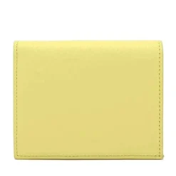 Portafoglio Donna Mini COCCINELLE in Pelle Linea Metallic Soft colore Lime Wash Chiuso