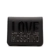 Portafoglio Donna Piccolo LOVE MOSCHINO Nero con Logo Lettering Sfumato