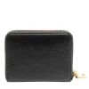 Portafoglio Donna Piccolo Zip Around LOVE MOSCHINO Nero con Placca Logata