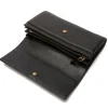 Portafoglio Grande COCCINELLE in Pelle Martellata Linea Metallic Soft colore Nero