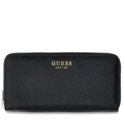 Portafoglio GUESS Chiuso con Zip Linea Amorette colore Nero