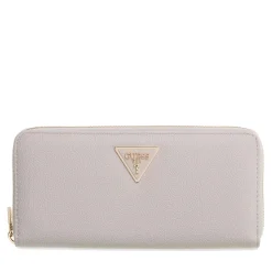 Portafoglio GUESS Chiuso con Zip Linea Laurel colore Ivory