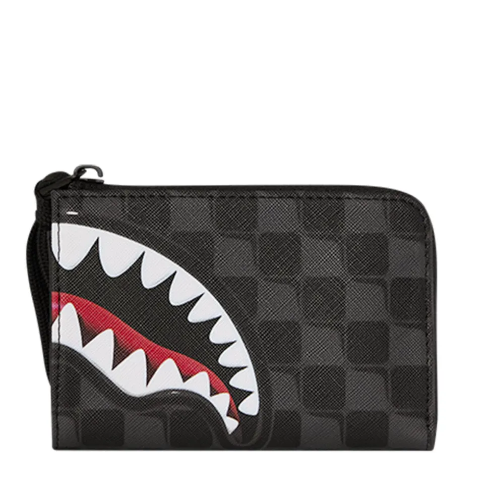 Portafoglio Piccolo con Zip SPRAYGROUND stampa Sharks in Paris Balloon Black