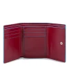 Portafoglio Piccolo Donna PIQUADRO In Pelle Rossa Linea Blue Square - PD5216B2R